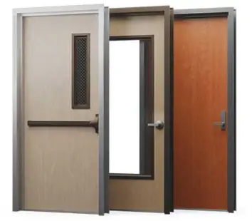 commercial wood door installation