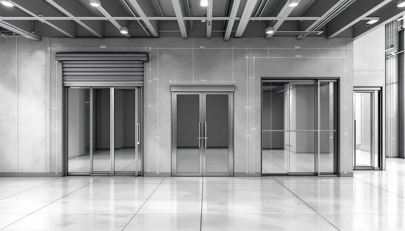 Types of storefront security doors