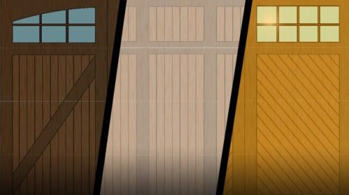 new custom wooden garage doors Vancouver